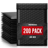 METRONIC mailer front view showing sleek black finish and professional look