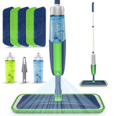 MEXERRIS mop front assembled showing compact design and fast cleaning benefit