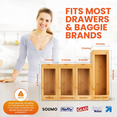 mHomeBilt installed in a kitchen drawer demonstrating space-saving organization