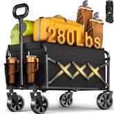 micieitie front view folded wagon shows compact storage benefit