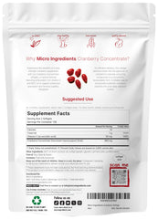 Close-up of Micro Ingredients cranberry softgel texture and glossy finish for easy swallowing