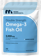 Micro Ingredients front bottle showing label and benefits, clear product identification