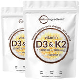 Micro Ingredients front packaging showing two-pack bottle and clear product name for quick identification