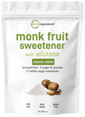 Micro Ingredients front pouch view showing packaging and servings benefit