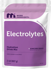 Micro Ingredients front tub showing grape flavor and servings benefit
