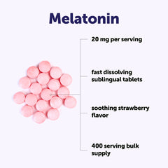 Micro Ingredients open pouch revealing tablets, highlighting bulk supply benefit