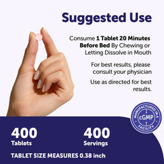 Micro Ingredients tablet dissolving on tongue, demonstrating no-water convenience