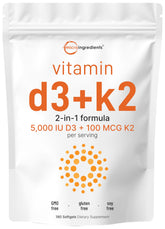 Micro Ingredients front packaging showing bottle label and supplement benefits