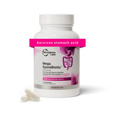 Microbiome Labs front packaging showing brand and clear probiotic benefit