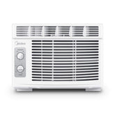 Midea front view showing compact cooling and quiet operation