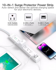 Mifaso close-up of 45° ultra-flat plug saving space behind furniture