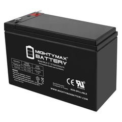 Mighty Max ML8-12 front view showing compact sealed battery and quick installation benefit