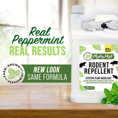 Mighty Mint peppermint oil close-up highlighting natural ingredient potency