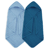 MIGIOL hooded towel front view showing cozy coverage and quick drying benefit