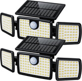 MIHANI three-head front view showing bright floodlight and wide coverage benefit