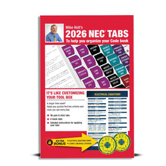 Mike Holt front packaging showing tabs kit and included poster for fast access