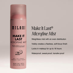 Milani mist cloud texture illustrating weightless spray and soft-focus effect