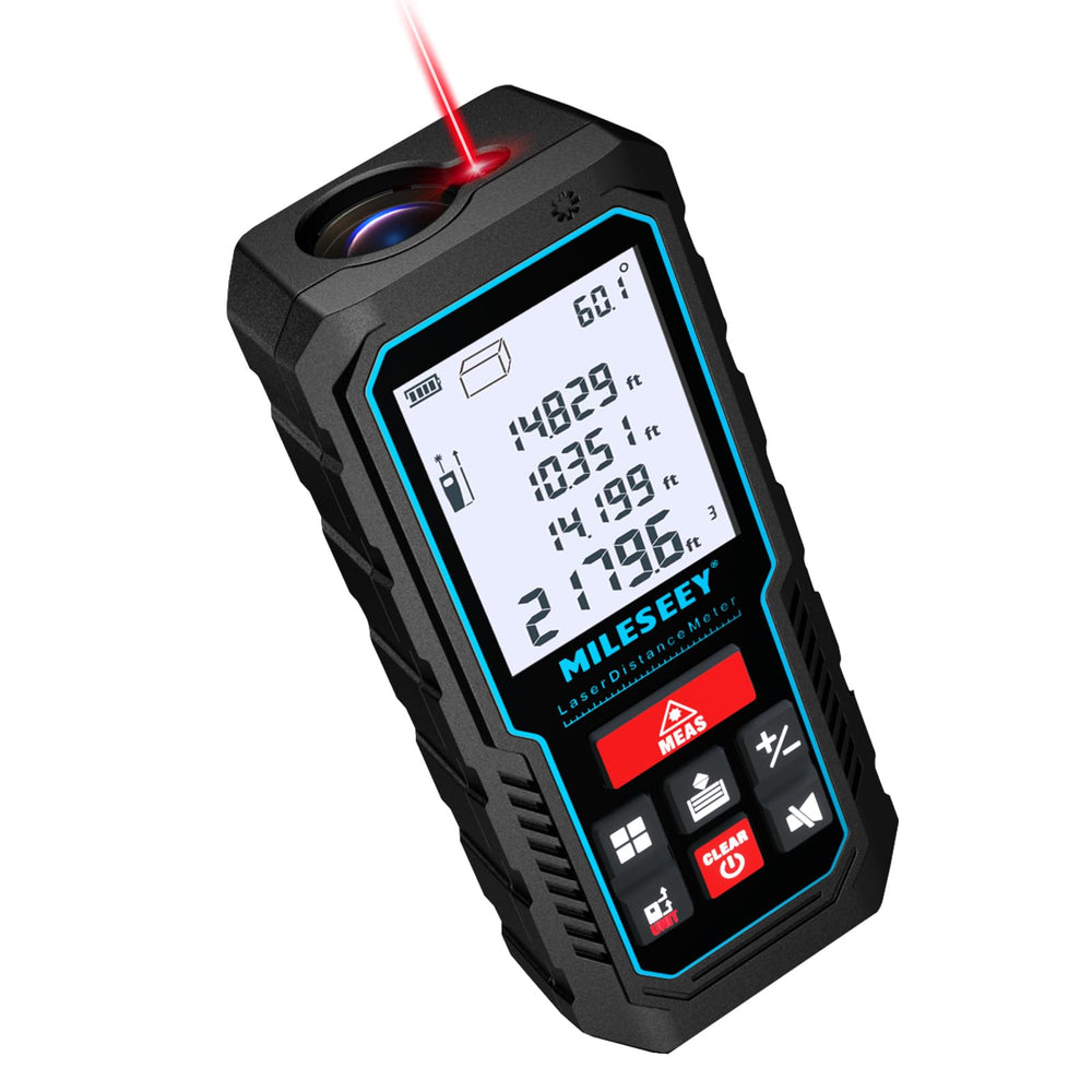 MiLESEEY D5 front panel showing buttons and clear display for quick readings