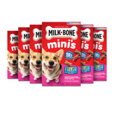 Milk-Bone front packaging showing product and flavors, appealing and informative