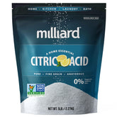 Milliard 5 lb pouch front view showing resealable packaging and label benefit of long storage