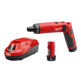 Milwaukee front packaging showing kit and included batteries for reliable runtime