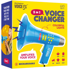 Mini Explorer front view showing microphone body and grille enhancing imaginative play