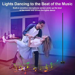 Miortior lamp reacting to music demonstrating sound-sync visual immersion