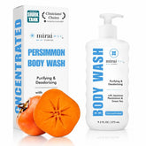 Mirai pump bottle front view showing product packaging and easy dispensing benefit