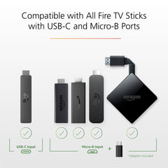 Mission Cables adapter and connector detail for compatibility with all sticks