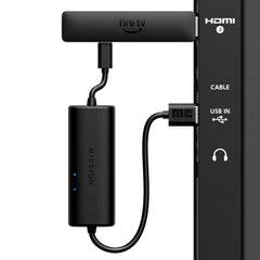 Mission Cables front packaging showing cable and adapter for convenient setup