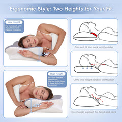 Missleep cooling ice-silk cover detail showing breathable fabric and cooling feel