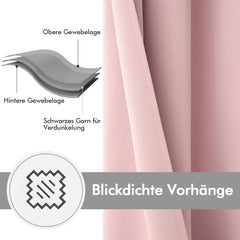MIULEE curtains in a bedroom lifestyle scene adding softness and restful ambiance benefit
