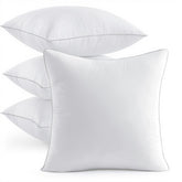MIULEE front view of four 18x18 inserts showing plush full appearance and improved decor