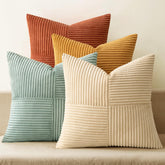 MIULEE front view of four teal orange covers shows cohesive fall style and easy update