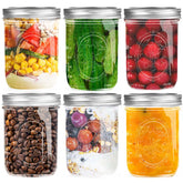 Miuyhji front view of six 16 oz jars showing packaging and value