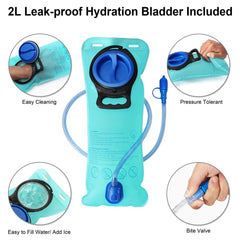 MIYCOO insulated pocket holding an ice pack to keep water colder longer