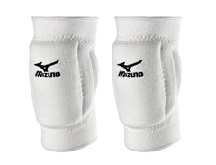Mizuno front view of youth T10 Plus kneepad showing full coverage and protection
