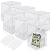 Mlikero clear deck box front view showing tidy card protection