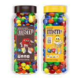 M&M's dual jar front packaging showing both varieties and serving convenience