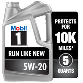 Mobil 1 front label showing product name and benefits