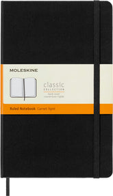 Moleskine front cover showing durable black hardcover and professional look