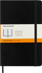 Moleskine soft cover large front view showing compact professional design and portability