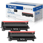 MOLIMER TN730 front packaging showing two cartridges and clear product labeling for easy identification