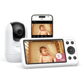 Momcozy parent unit front display showing live baby feed and ease of use