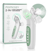 Momcozy BreezyClear front view showing compact aspirator, easy storage benefit