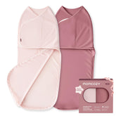 Momcozy front packaging showing swaddle and features for easy selection