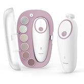Momcozy front view of device showing compact ergonomic design and safe grip