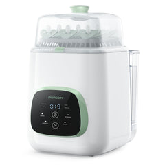 Momcozy front view of washer showing compact white design and easy control