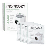 Momcozy front packaging showing 120 tablets and clear labeling for easy storage