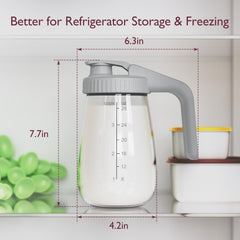 Momcozy silicone lid and seal detail ensuring leak-resistant storage benefit